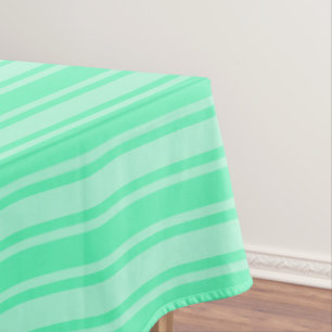 Mantel Rayas de dulces verdes de menta
