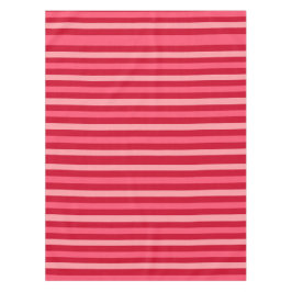 Mantel Rayas de San Valentín de rojo y rosa