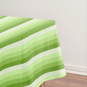 Mantel Rayas de sombra verde limón