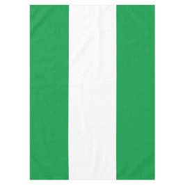 Mantel Rayas de verano de color blanco y verde brillante 