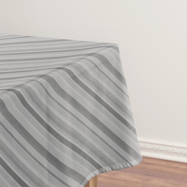 Mantel Rayas diagonales grises (In Situ)