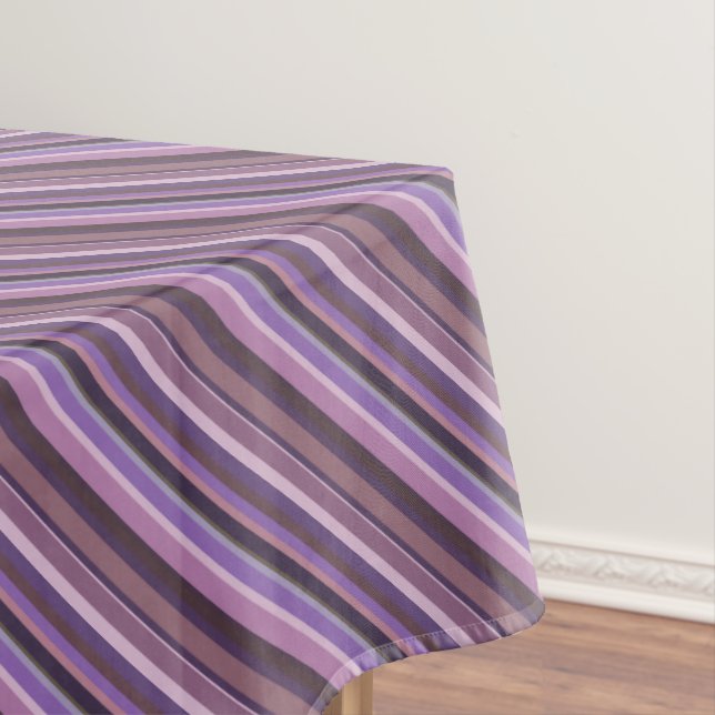 Mantel Rayas diagonales malvas (In Situ)