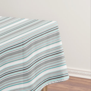 Mantel Rayas grises de aqua lindas