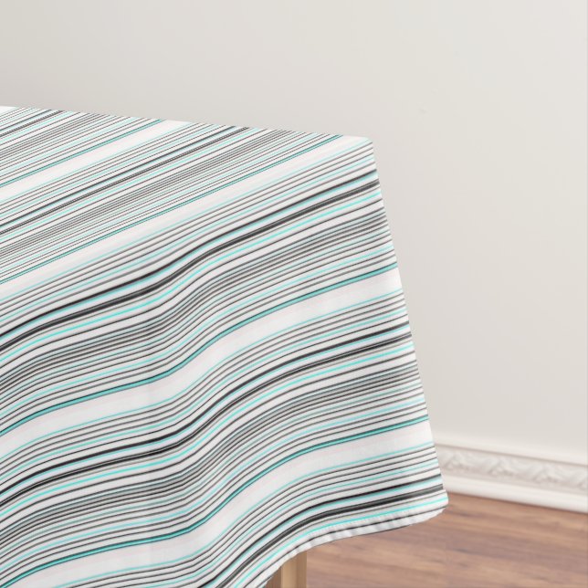 Mantel Rayas grises de aqua lindas (In Situ)