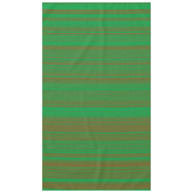Mantel Rayas marrones verdes (Anverso)