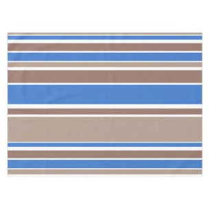 Mantel Rayas marrones y azules