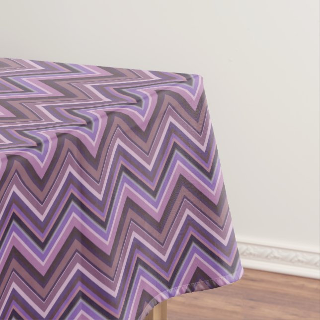 Mantel Rayas Mauve zigzag (In Situ)