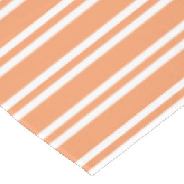 Mantel Rayas naranja y blancas