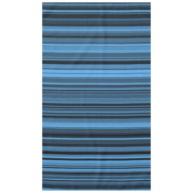 Mantel Rayas Negras Azules (Anverso)