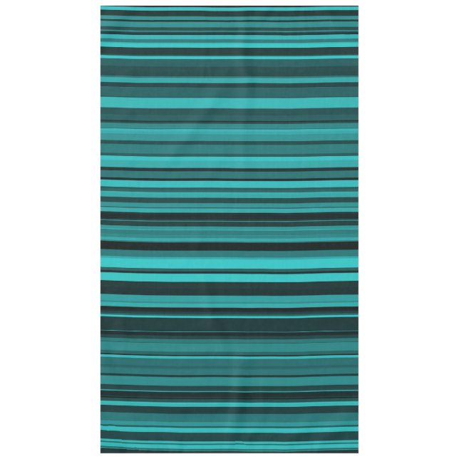 Mantel Rayas negras verde azuladas (Anverso)