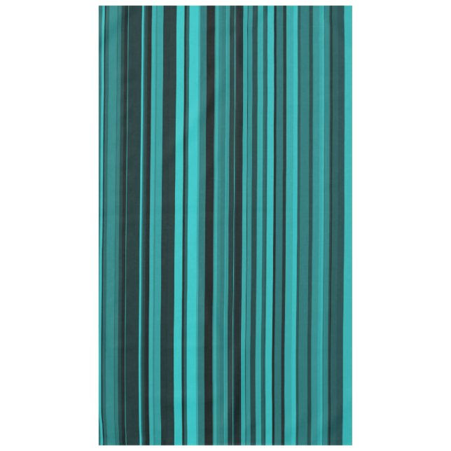 Mantel Rayas negras verde azuladas (Anverso)
