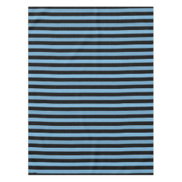 Mantel Rayas Negras y Azules Patrón Continuo