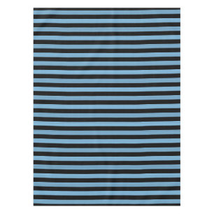 Mantel Rayas Negras y Azules Patrón Continuo