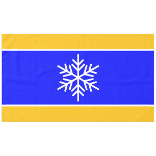 Mantel Rayas nórdicas nórdicas azules amarillas