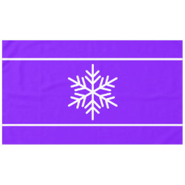 Mantel Rayas nórdicas nórdicas de copo de nieve divertida