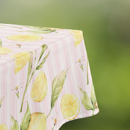 Mantel Rayas Rosadas Limón Verano