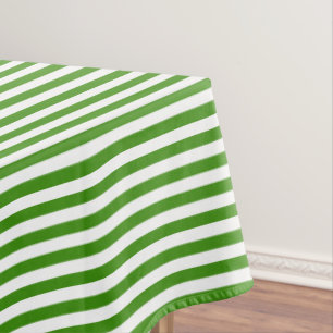 Mantel Rayas verdes y blancas