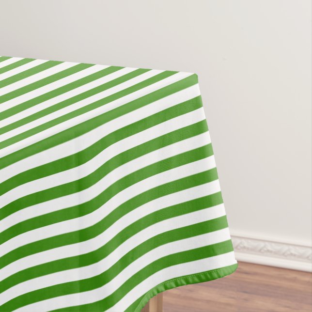 Mantel Rayas verdes y blancas (In Situ)