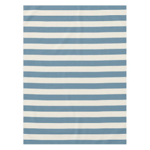 Mantel Rayas Verticales Azules y Crema