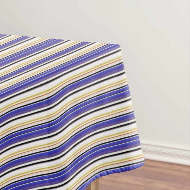 Mantel Rayas violetas blancas (In Situ)