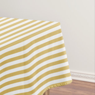 Mantel Rayo amarillo y blanco mezclado