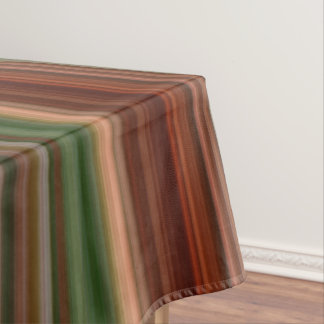 Mantel Rayo de otoño de ciprés calvo, melocotón y verde