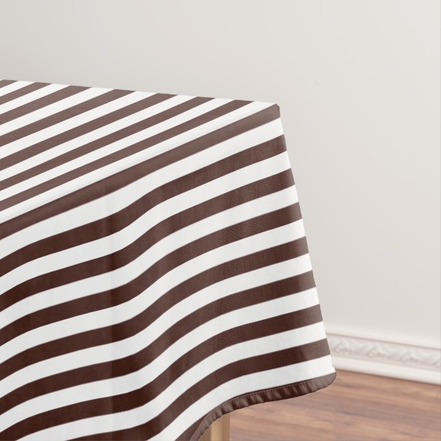 Mantel Rayo marrón y blanco (In Situ)