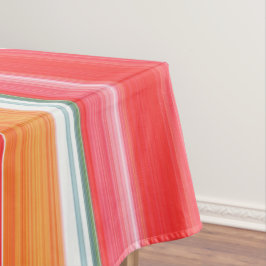 Mantel Rayo rojo y amarillo fresco y brillante