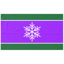 Rayos verdes de nieve brillante violeta violeta se