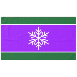 Mantel Rayos verdes de nieve brillante violeta violeta se