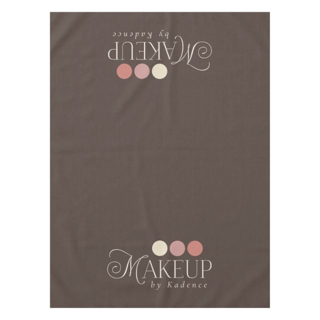 Mantel Readymade Logo Makeup Artist Tablecloth Runner (Anverso)