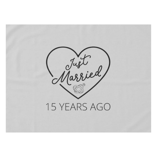 Mantel Recién casado hace 15 años III (Frente (Horizontal))
