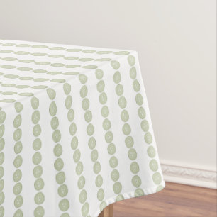 Mantel Recortes de pepino con motivos de spa