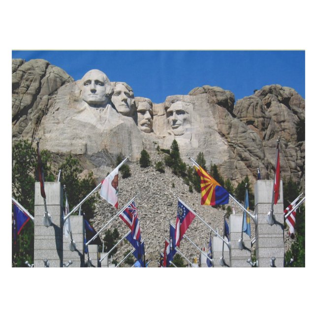 Mantel Recuerdo de fotos del Personalizable Mount Rushmor (Frente (Horizontal))