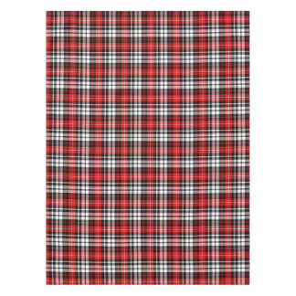 Mantel Red Black White Plaid Tartan Pattern Design 
