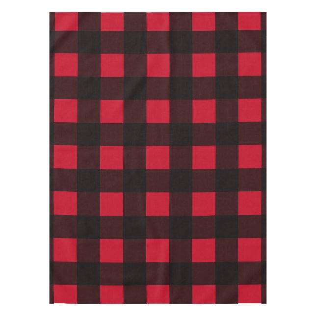 Mantel Red Buffalo Plaid (Anverso)