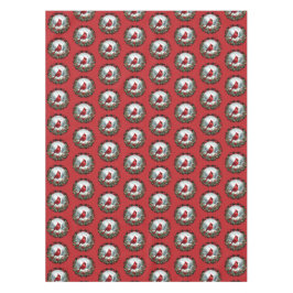 Mantel Red Cardinal with Holly Berries