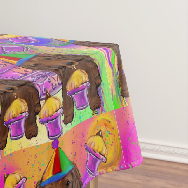 Mantel Red Dachshund de larga duración (In Situ)