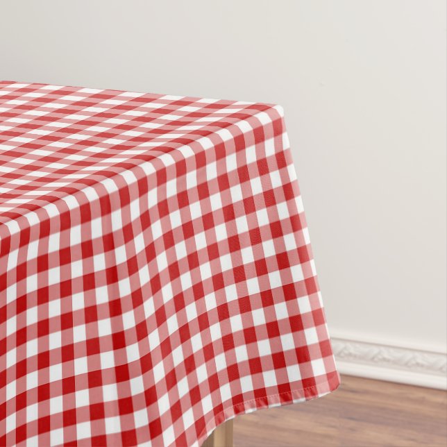 Mantel Red Gingham (In Situ)
