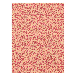 Mantel  Red Leafy Branches Seamless Pattern