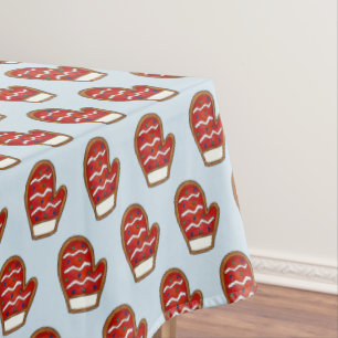 Mantel Red Mitten Frosted Sugar Cookie Navidades