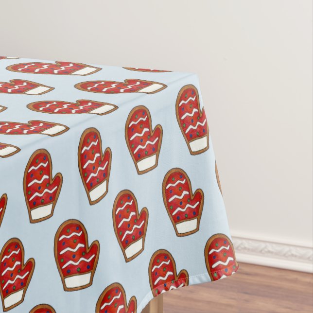 Mantel Red Mitten Frosted Sugar Cookie Navidades (In Situ)