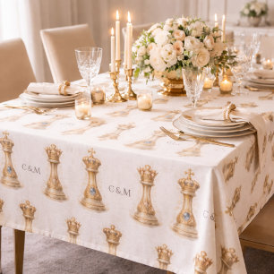 Mantel Regalo de boda para la pareja real dorada Reina Re