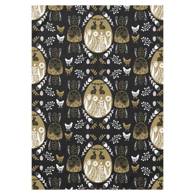 Mantel Regalo de vacaciones de Pascua de Abril (Anverso)