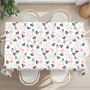 Mantel Regalo personalizado de San Valentín Sketch Hearts