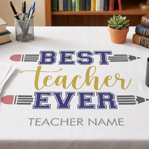 Mantel Regalo Personalizado Mejor Profesor - Regalo Perso