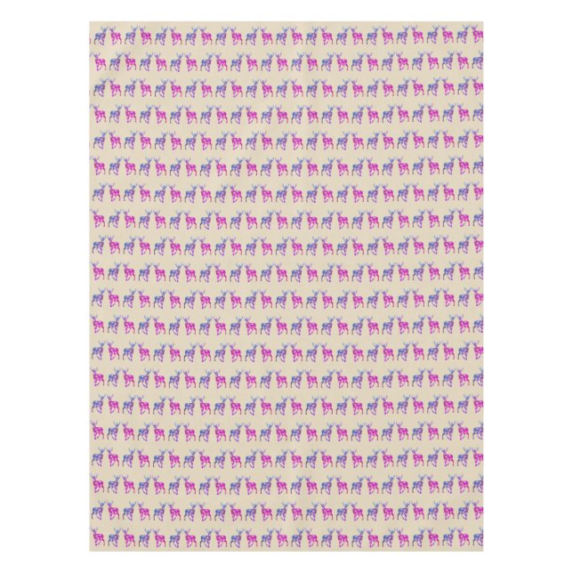 Mantel Reindeers Christmas Art  (Anverso)