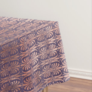 Mantel Relieve metalizado dorado Rosa glamuroso y lavanda