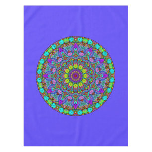 Mantel Reloj de mano pintado Mandala Cara 4