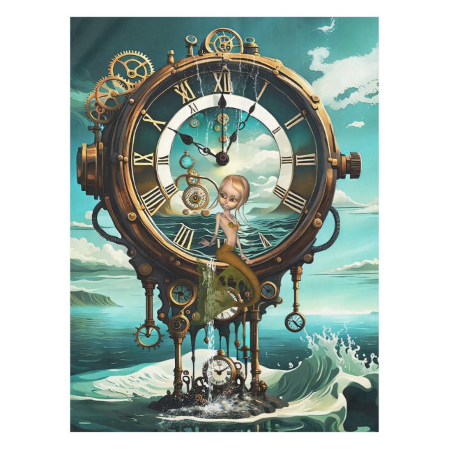 Mantel Reloj de vapor fantástico (Anverso)